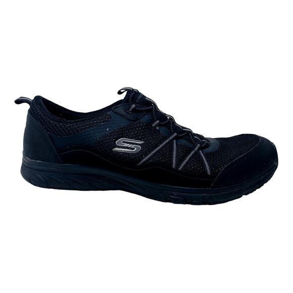 Skechers No Slip Work Sneaker Shoe Black Athletic - 11 - Picture 1 of 7